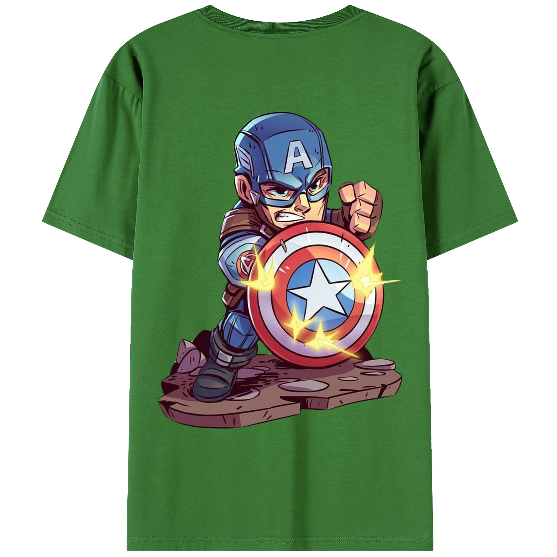 （画像用） アベンジャーズ The Avengers レディース半袖Tシャツ(バックプリント)